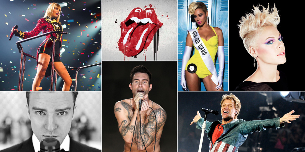 Rock n’ Rolling in Gold – The Top 20 Grossing Artists of 2014