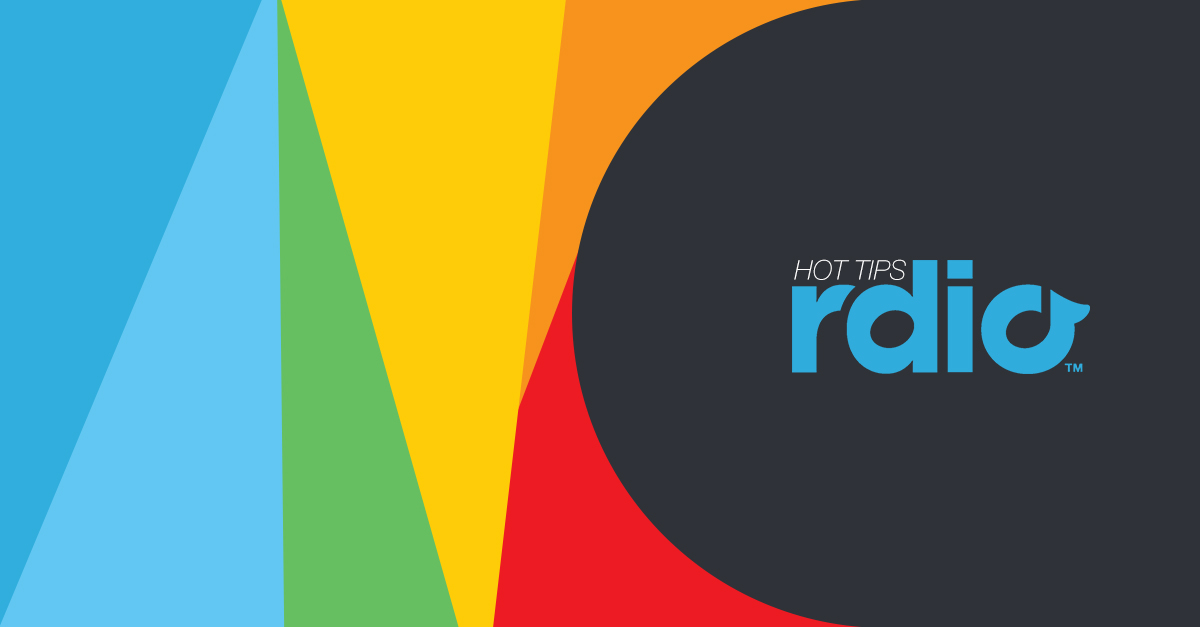 Creation 5 Hot Tips: Rdio