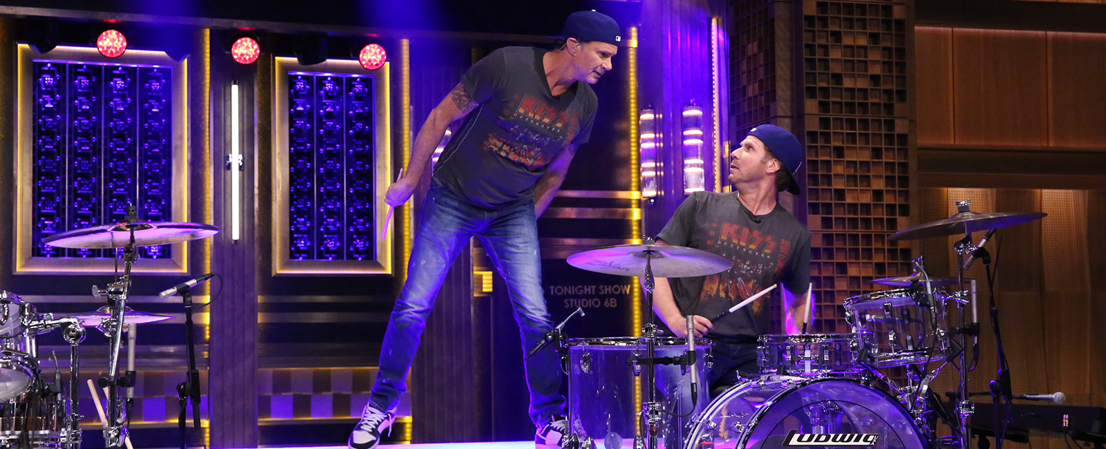 Will Ferrell and Chad Smith Drum-Off