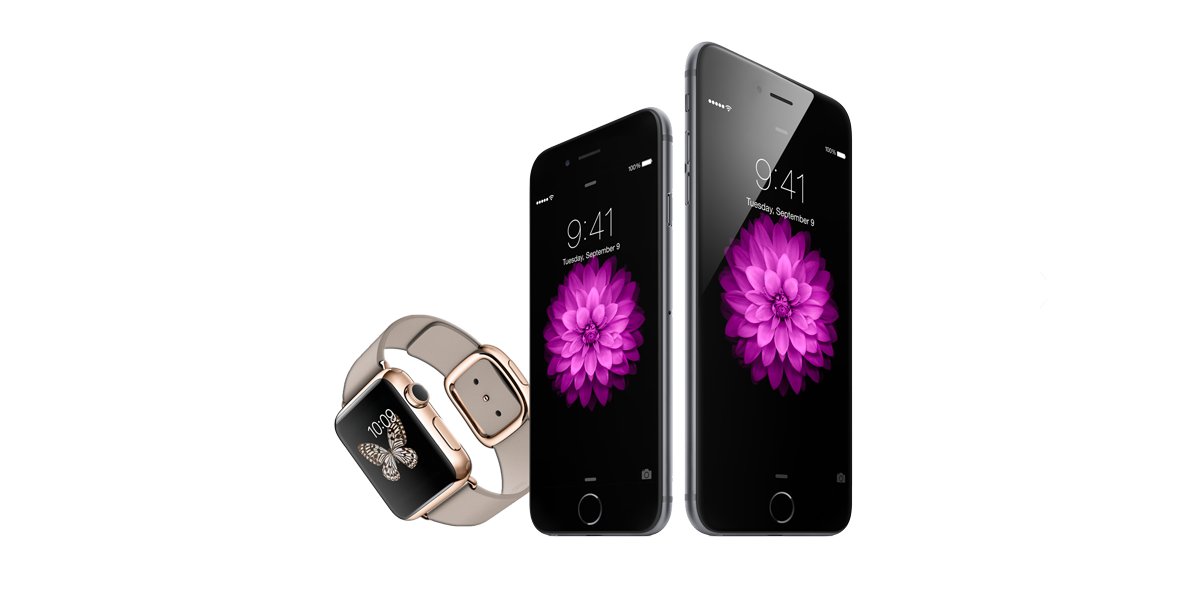 The iPhone 6 and the Apple Watch